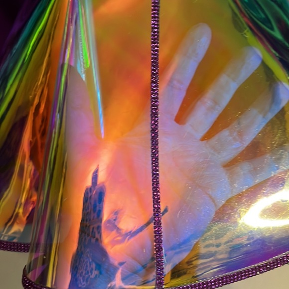 New Clear Iridescent RAVE SKIRT by Crafts by Sandy - Picture 9 of 11